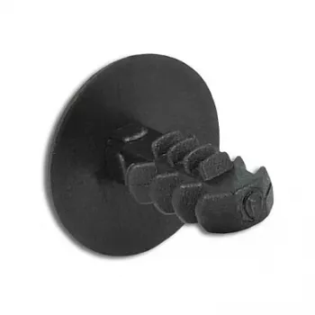 Egles skava DeLOCK 60188 melna neilona 10 gabali