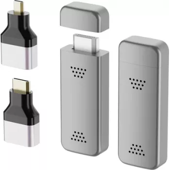 SpeaKa Professional HDMI bezvadu pārraides komplekts 5 GHz 1920 x 1080 pikseļi caurejošā signāla izeja (30120-WSE01-1-01)
