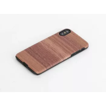 Telefona maciņš man and wood iPhone X/XS, Strato Melns, aizsargājošs ciets apvalks