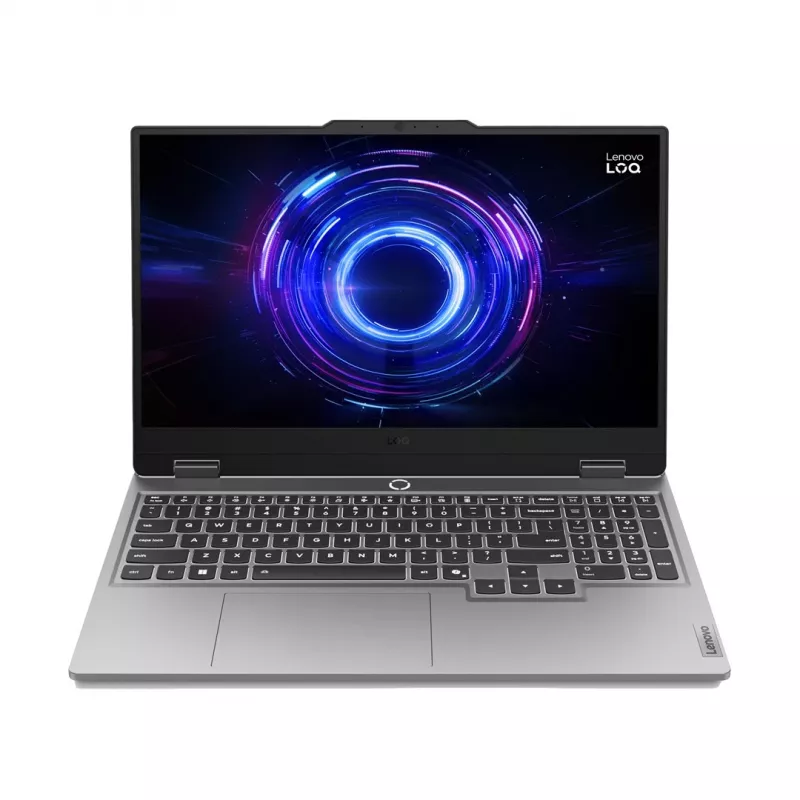 Lenovo LOQ 15IRX10 83JE0087PB portatīvais dators, 15,6" FHD IPS 144 Hz, Intel Core i5-13450HX, 16 GB DDR5, 512 GB SSD, NVIDIA GeForce RTX 5060 8 GB, Windows 11 Home, Luna Grey