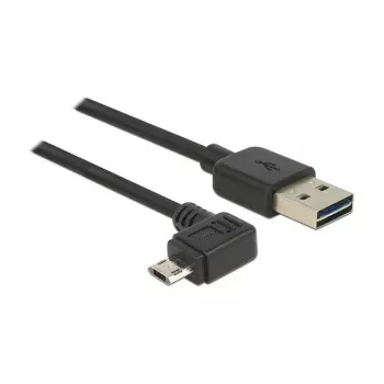 USB kabelis DeLOCK 83854 USB 2.0 3m USB A Micro-USB B melns