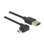 USB kabelis DeLOCK 83854 USB 2.0 3m USB A Micro-USB B melns
