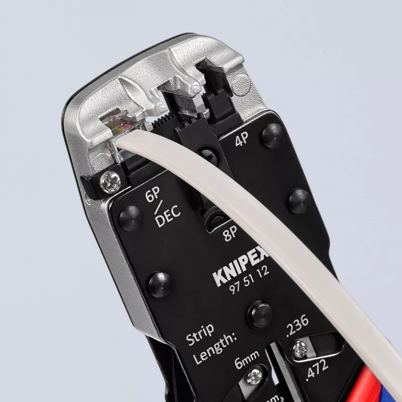 Kabeļu presēšanas knaibles Knipex 975112