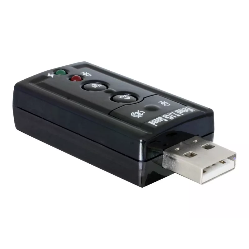 DeLOCK USB Sound Adapter 7.1 - Skaņas karte - Stereo - USB (61645)