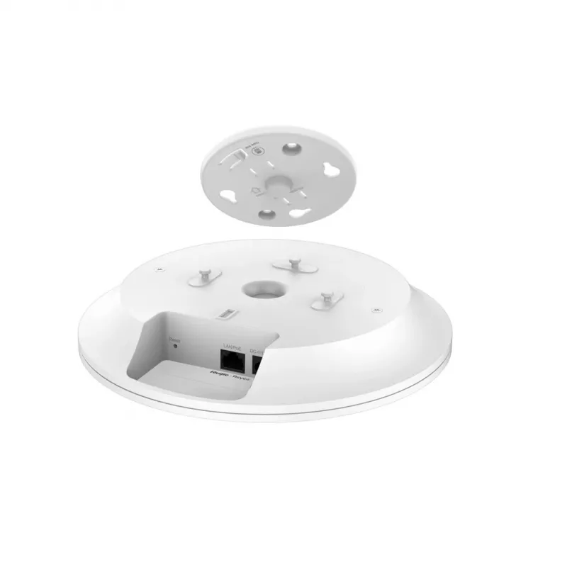 Bezvadu piekļuves punkts RUIJIE RG-RAP2266 Wi‑Fi 6, divjoslu 2,4/5 GHz, 2976 Mb/s, 1x GbE, PoE, griestu stiprinājums