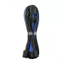 Barošanas kabelis CableMod PRO ModMesh 12VHPWR uz 8 kontaktu PCIe, 45 cm, melns/zils