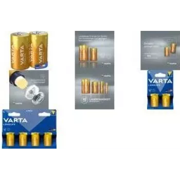 Baterija Varta 4114 LONGLIFE Baby C 1.5V – C izmērs (R14) primārā sārma baterija