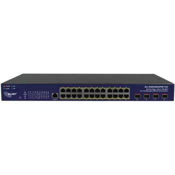Tīkla slēdzis ALLNET ALL-SG8428v2FPM-10G — 24+4 porti, PoE, 10G augšupsaites