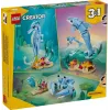 LEGO CREATOR 3 IN 1 31385 Jūras dzīvnieki: Skaisti delfīni