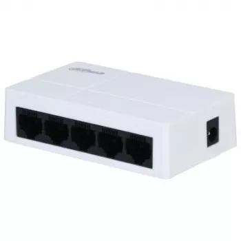 Tīkla slēdzis DAHUA SG1005L-EUR 5 portu 10/100 Mbps ar 1 Gigabit augšupsaiti