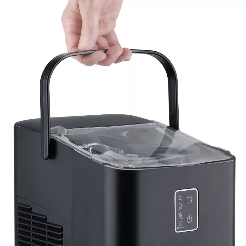 Caso | Ledus gabaliņu automāts | IceChef Compact | Jauda 120 W | Melns