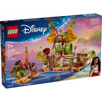 LEGO Disney Kakamora laivas komplekts 43258 — 572 detaļas, 2 minifigūras, vecumam 7+