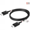 CLUB3D DisplayPort 2.1 Divvirzienu VESA DP80 sertificēts kabelis 4K240Hz, 8K60Hz vai 10K30Hz M/M 1,2 m/3,94 pēdas