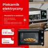 Elektriskā cepeškrāsns Adler AD 6028 — 60 L, 2000 W, brīvi stāvoša, rotējošās vadības ierīces, rotisserie, max 230°C, melna