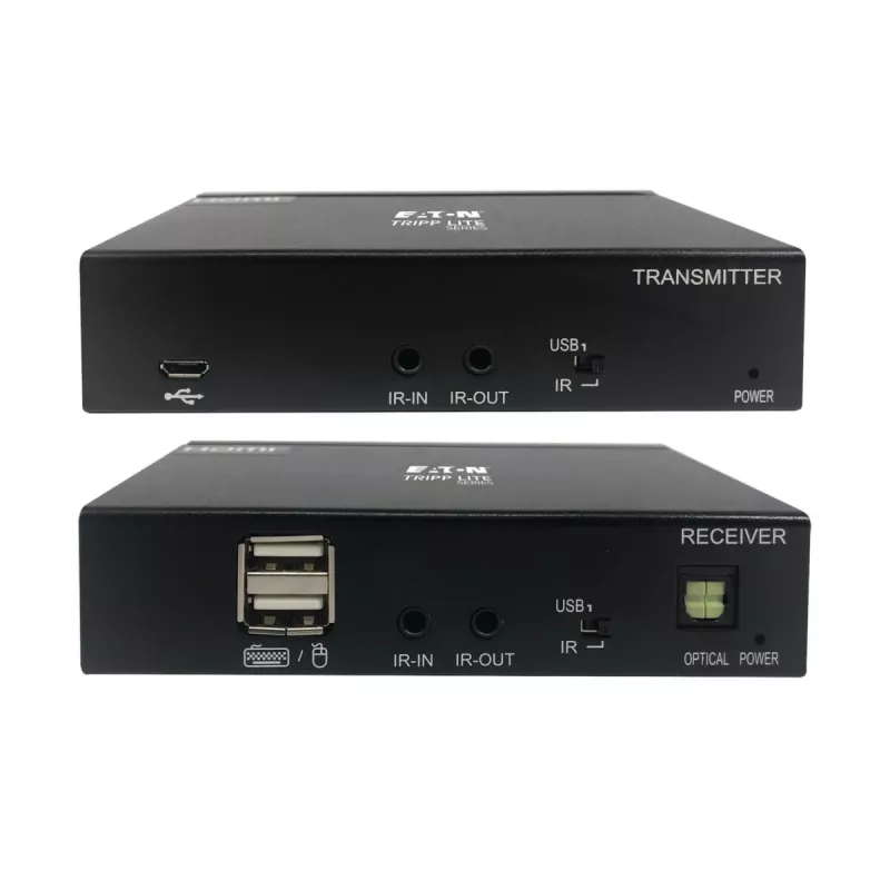 Eaton Tripp Lite Series USB-C uz HDMI pa Cat6 pagarinātāja komplekts ar KVM atbalstu, 4K 60Hz, 4:4:4, raidītājs/uztvērējs, USB, PoC, HDCP 2.2, līdz 230 pēdām, TAA - Video paplašinājums
