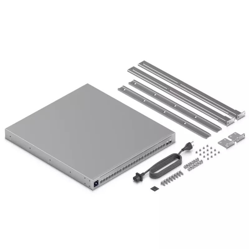 Slēdzis UBIQUITI USW‑Pro‑XG‑24‑PoE 24 portu pārvaldāms slēdzis ar 720 W PoE