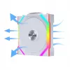 Lian Li UNI FAN SL Wireless 120 ARGB Reverse Blade balts, 3 gab.