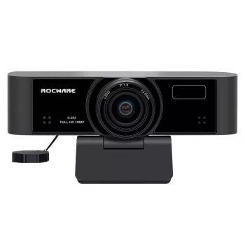 Tīmekļa kamera ROCWARE RC15 720p izšķirtspēja ar iebūvētu mikrofonu