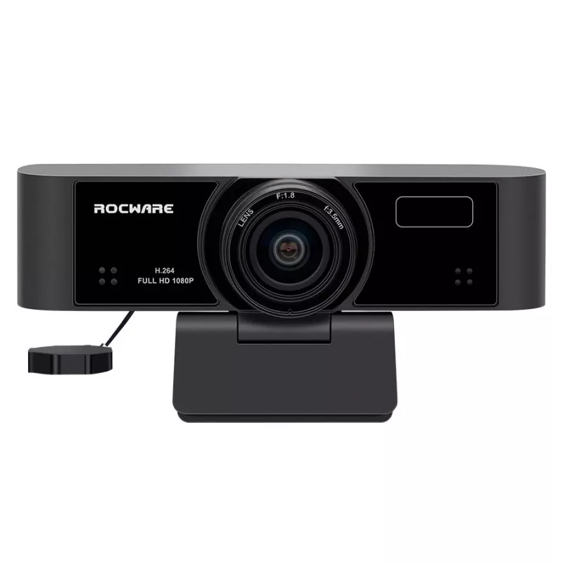 Tīmekļa kamera ROCWARE RC15 720p izšķirtspēja ar iebūvētu mikrofonu