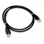 Alantec KKU5CZA1 tīkla kabelis Melns 0,25 m Cat5e U/UTP (UTP)