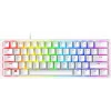 Mehāniskā spēļu tastatūra Razer Huntsman Mini 60% balta USB QWERTY US International optiskie slēdži