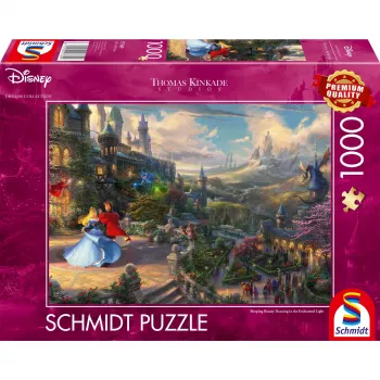 Puzle Schmidt Spiele Thomas Kinkade Studios Disney Dreams Collections Sleeping Beauty 1000 gab.