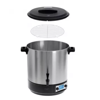 Pasteurizācijas katls Adler AD 4496 28L 2600W Nerūsējošais tērauds Melns