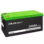 Qoltec akumulatora gēls | 12V | 200Ah | GEL | 59.5kg