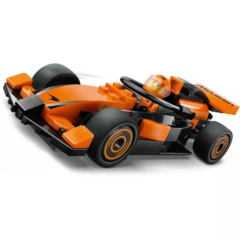 LEGO City F1 Racer McLaren Racing Car 60442 — konstruktoru komplekts, 86 detaļas, 1 minifigūra, vecumam 6+