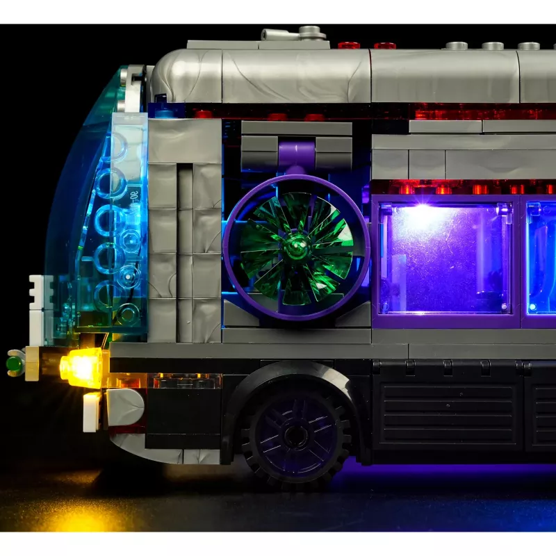Cyberpunk Neoncity - Future Bus, celtniecības rotaļlieta