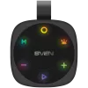 2.0 portatīvais skaļrunis SVEN PS-155, melns, jauda 2x5 W (RMS), TWS, Bluetooth, FM, USB, litija baterija