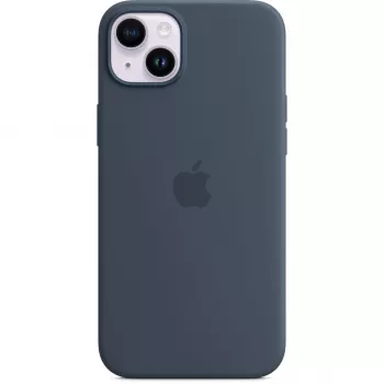 Silikona maciņš Apple iPhone 14 Plus MagSafe Storm Blue