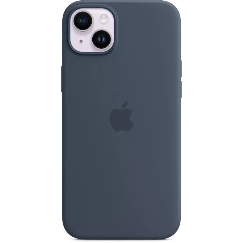 Silikona maciņš Apple iPhone 14 Plus MagSafe Storm Blue
