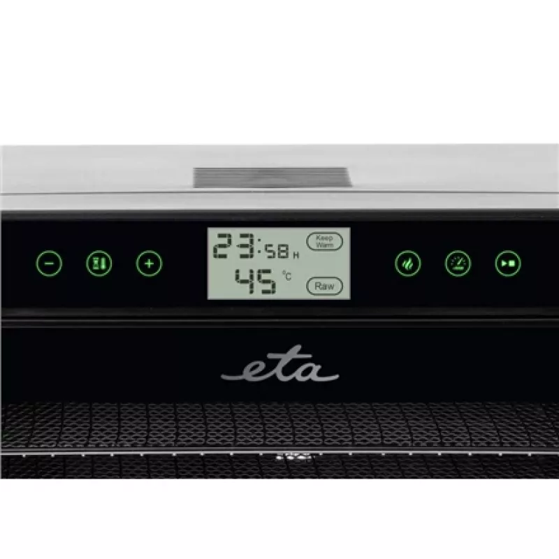 ETA | Žāvētājs | Vital Air II ETA230290000 | Jauda 650 W | Paplāšu skaits 10 | Temperatūras kontrole | Iebūvēts taimeris | Melns