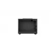 Datora korpuss DeepCool CH160 PLUS Small Form Factor SFF ATX/mATX, rūdīts stikls, USB-C, melns
