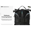 Ceļojumu mugursoma Nitecore BP18 — melna neilons/poliesters, 240×160×470 mm