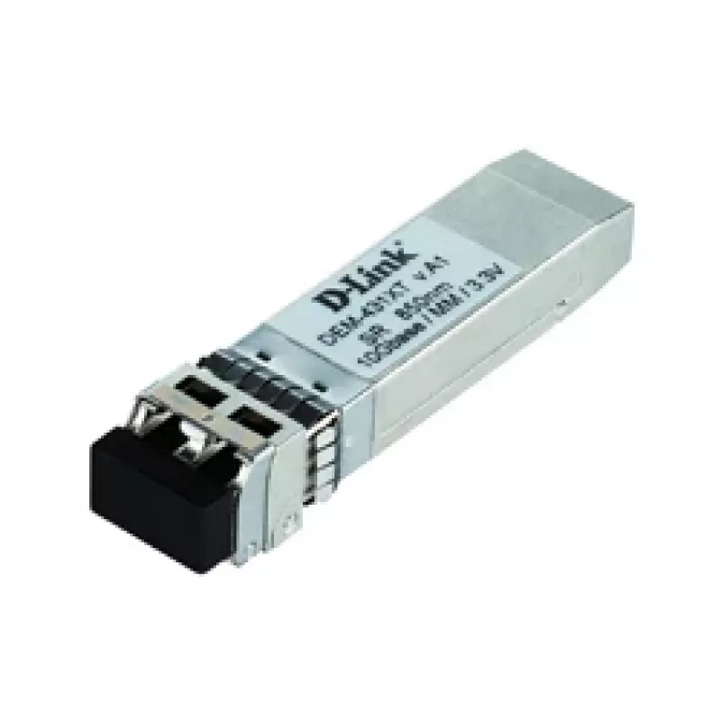 D-Link 10GBase-SR SFP+ raidītājs, 80/300m, optiskā šķiedra, 10000 Mbit/s, SFP+, LC, 50/125,62.5/125 µm, SR