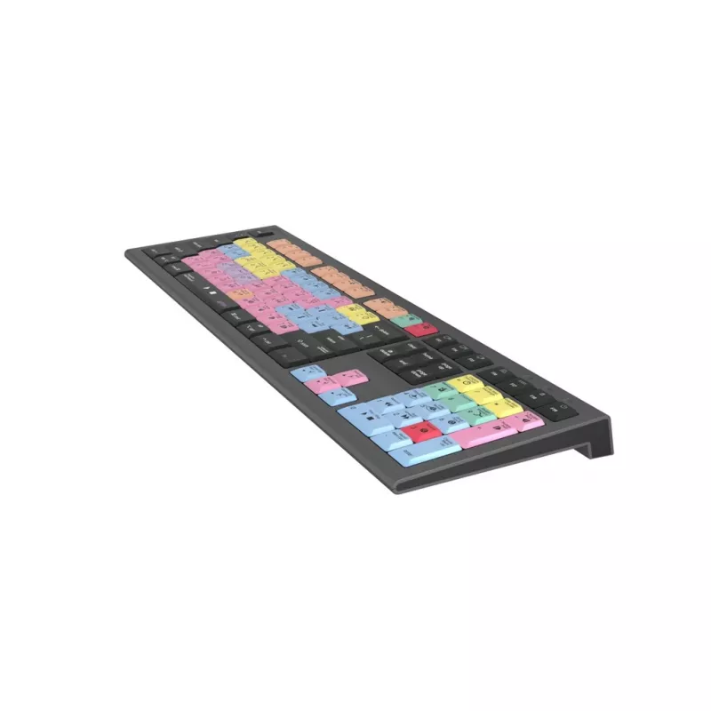Logickeyboard ASTRA 2 tastatūra USB AZERTY angļu melna pilna izmēra 104 taustiņi