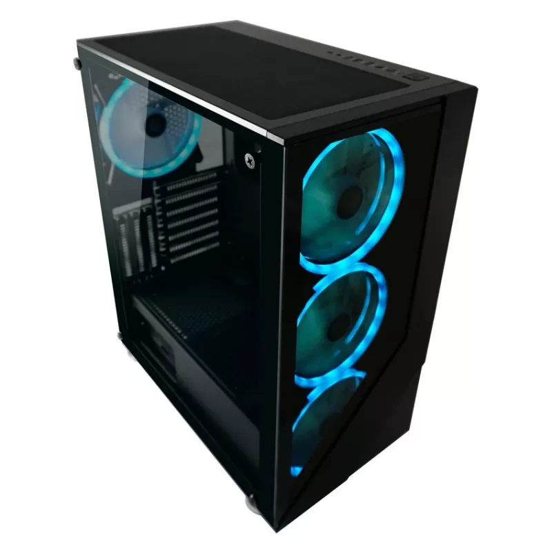 LC-Power Gaming 803B Midi Tower melna