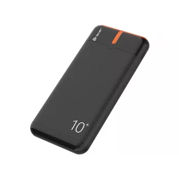 PowerBank EnerGo 10000mAh melns-oranžs