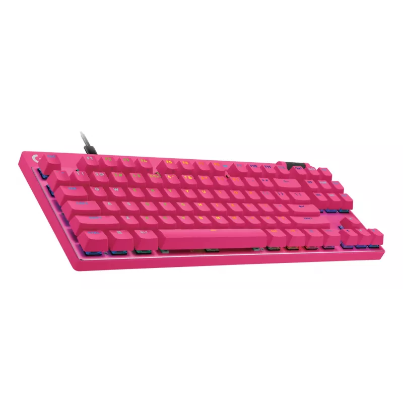 Spēļu tastatūra Logitech G 920-013249 USB AZERTY franču rozā bez ciparu bloka