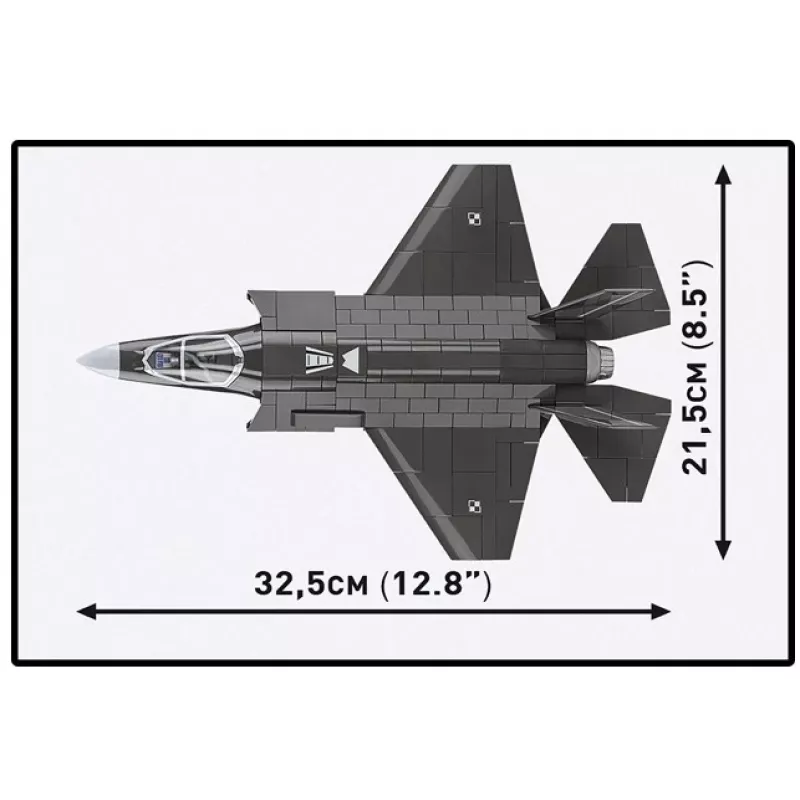 Konstruktors Cobi F-35A Lightning II — 605 gab., mēroga modelis