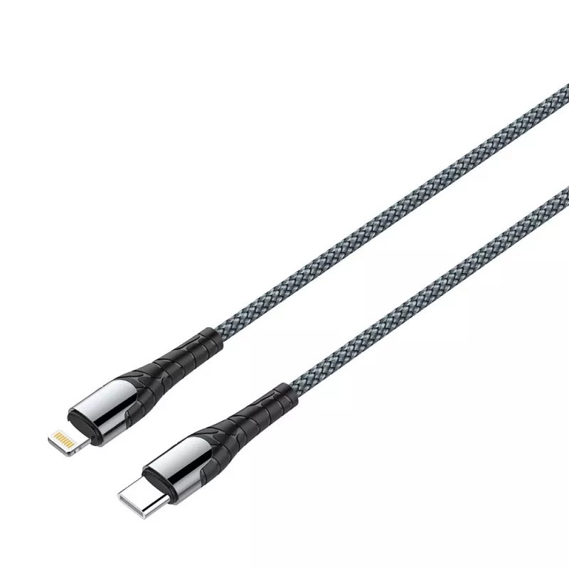 ColorWay kabelis Type-C uz Apple Lightning (PD ātrā uzlāde) 3.0 A (30 W), 1 m | CW-CBPDCL033-GR
