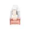 Tīkla kabelis Digitus CAT 6 U/FTP plāns plāksteru vads RJ-45 Cat6 10m pelēks