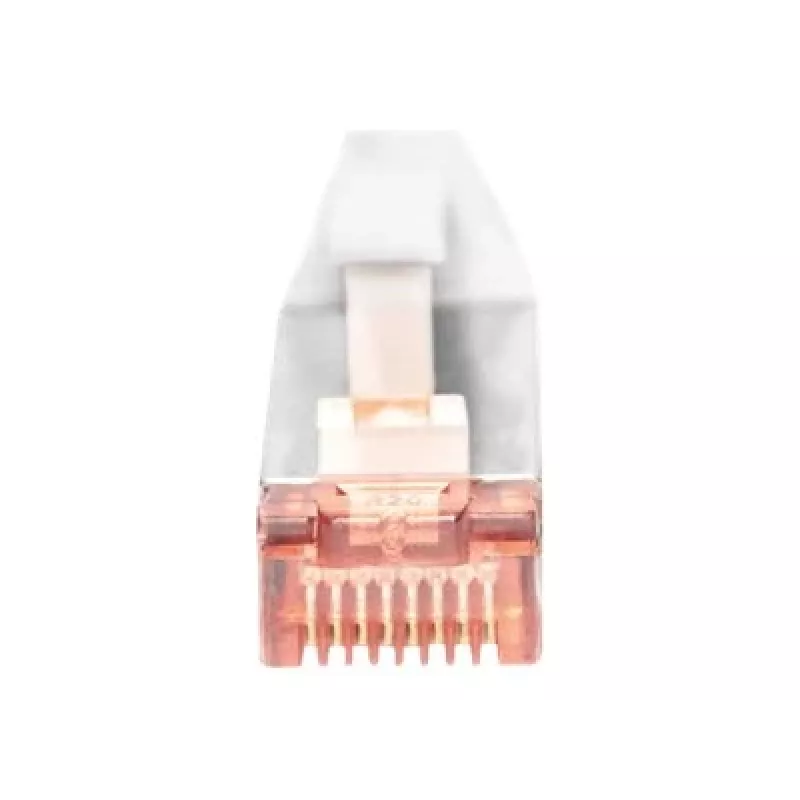 Tīkla kabelis Digitus CAT 6 U/FTP plāns plāksteru vads RJ-45 Cat6 10m pelēks