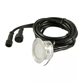 Synergy 21 S21-LED-L00081 āra grīdas gaismeklis 0.8W LED sudraba krāsā, āra apgaismojums