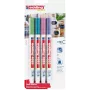 Edding 4085/4W Krīta marķieris metālisks 1–2 mm uzgalis, 4 gab. iepakojums