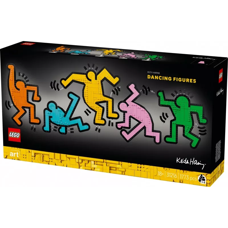 LEGO ART 31216 Keith Haring - Dejojošās figūras