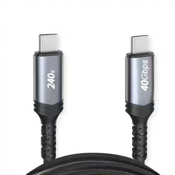 USB kabelis VALUE 11.99.9088 USB4 Gen 3x2 0,5 m USB C Melns