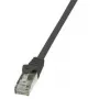 Logilink - komutācijas kabelis - RJ-45 (M) - RJ-45 (M) - 10 m - folijēts neekranēts vītā pāra (F/UTP) - CAT 5e - melns (CP1093S)